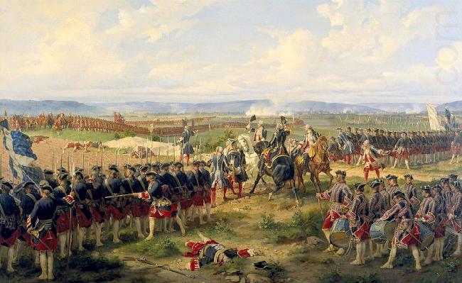Battle of Fontenoy, unknow artist